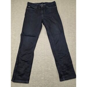 Banana Republic Mens Luxe Traveler Slim Fit Jeans Dark Indigo Blue 32x30 1166